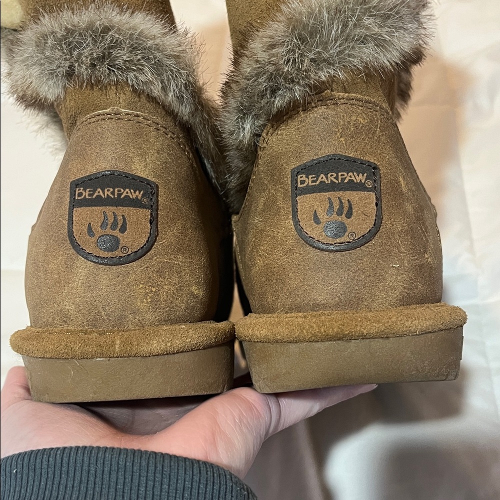 Bearpaw Fur Suede Boots - Picture 5 of 8